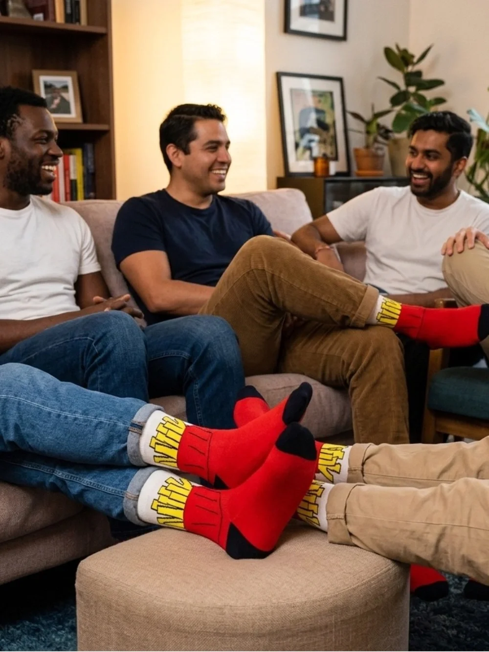 NWOT Fry-Day Vibes! Fun French Fry Novelty Crew Socks – Funky Fast Food Socks